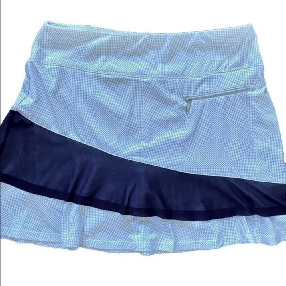 GG Blue Skort - M white /blue , polyester spandex,